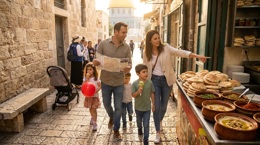 תמונה זו נוצרה על ידי gemini-pro בינה מלאכותית אטרקציות בירושלים